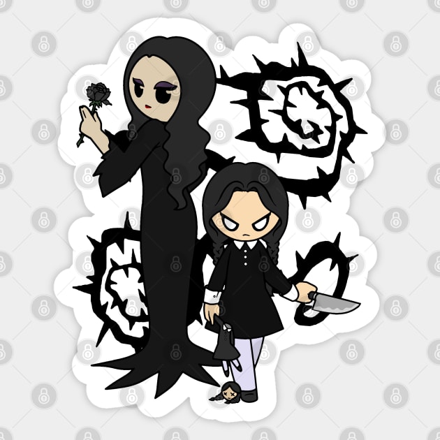 Addams Ladies Sticker by wss3